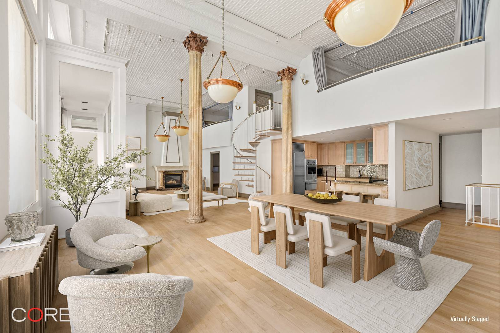 A Rare Live Work Maisonette in the Heart of Tribeca 4, 238 SF of Distinctive Loft Living Capturing the essence of Tribeca s architectural legacy, this one of a kind ...