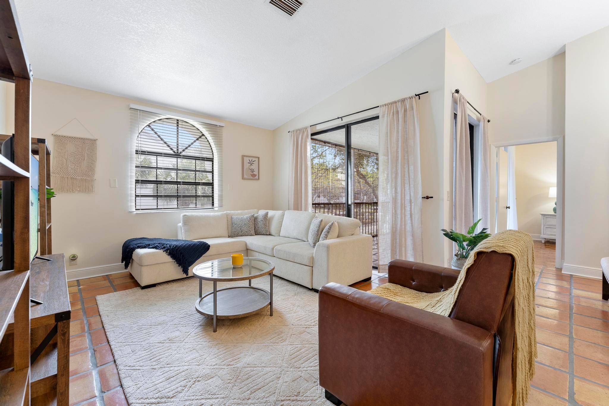 Come enjoy waterfront living in this cozy 2 bedroom, 2 bathroom condo where natural light streams through numerous windows, enhancing the open living space.