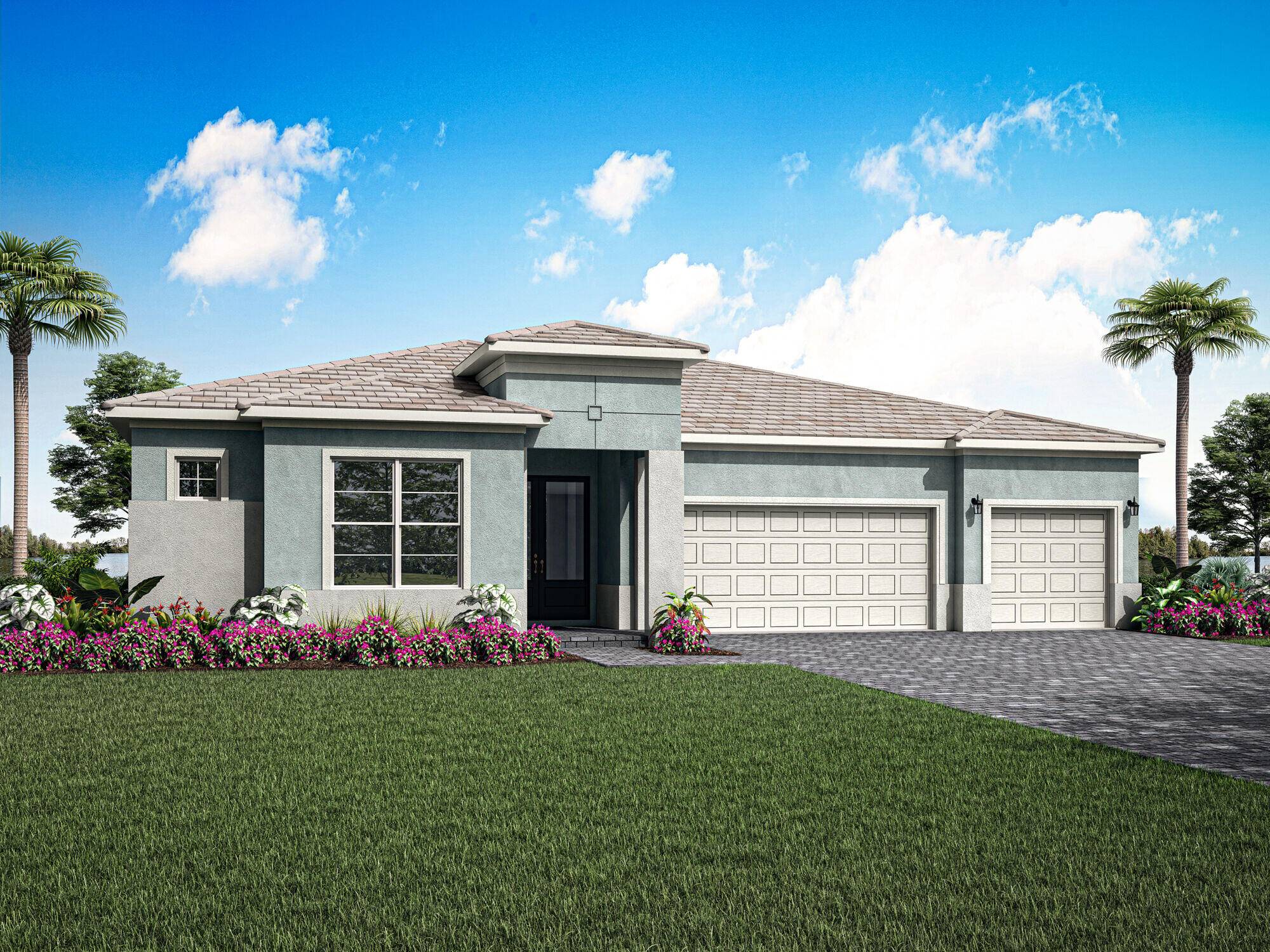 The 2, 942 square foot Noble floorplan offers comfortable, spacious living space in an attractive, one story configuration.