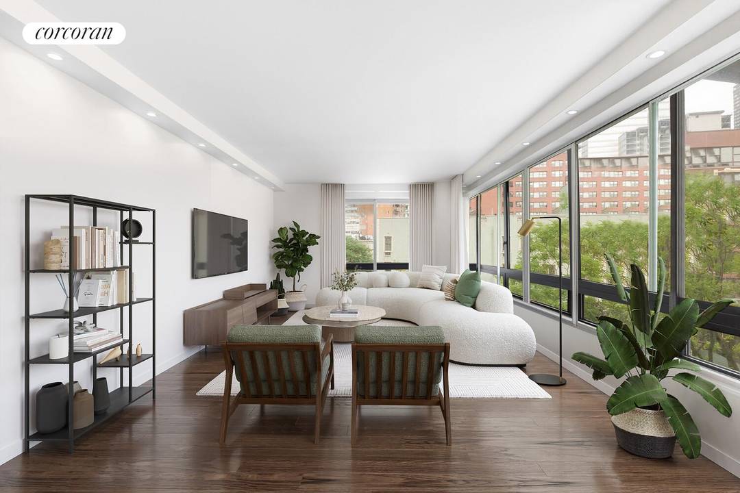 Welcome to 167 East 61st Street, Unit 5B a spacious and modern 1 bedroom, 1.