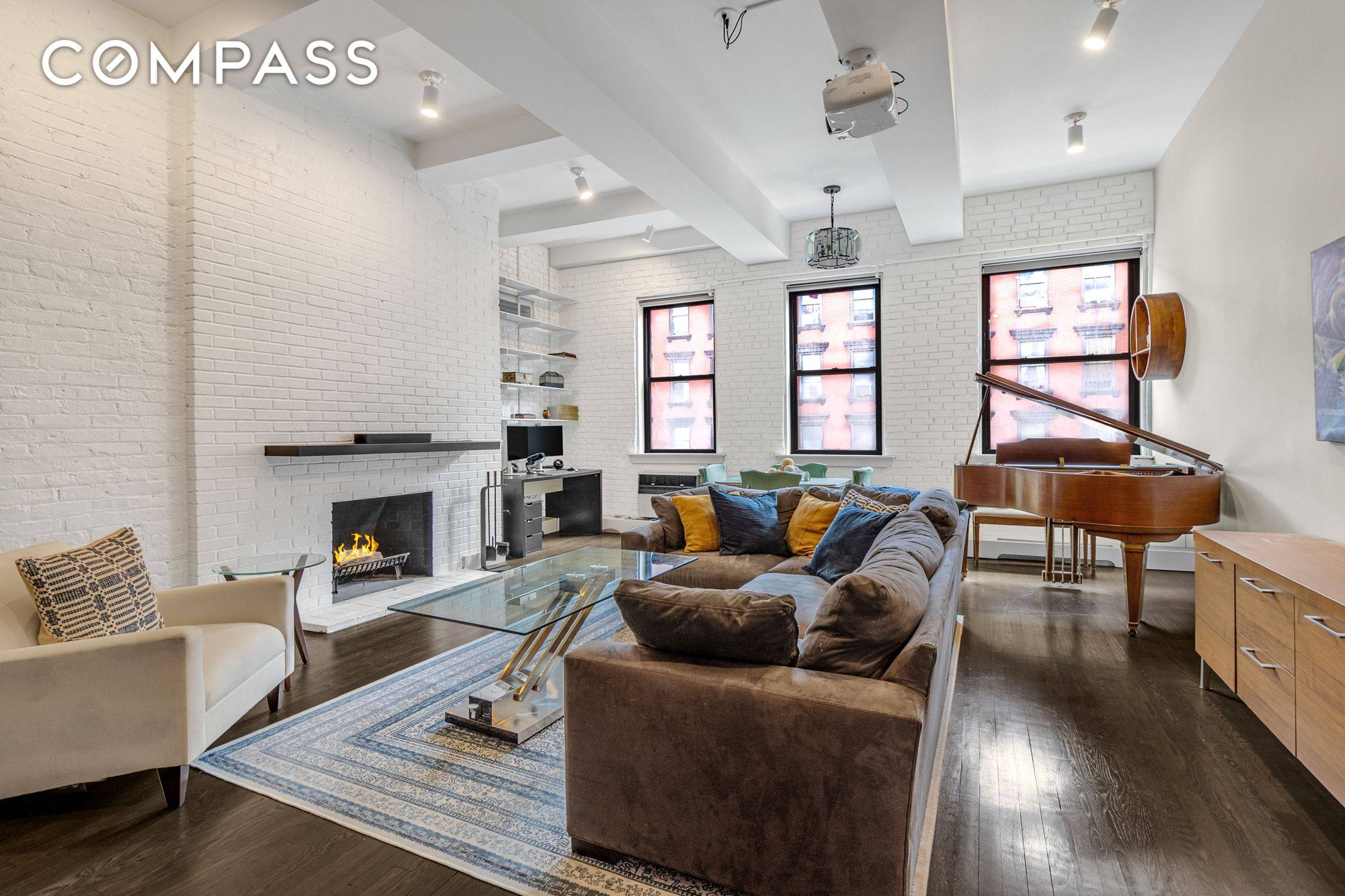 FIRST OPEN HOUSE Sunday June 29th 2 3 30pm No appointment necessary Light Filled Loft with Fireplace amp ; Flexible Condo Like Rules !
