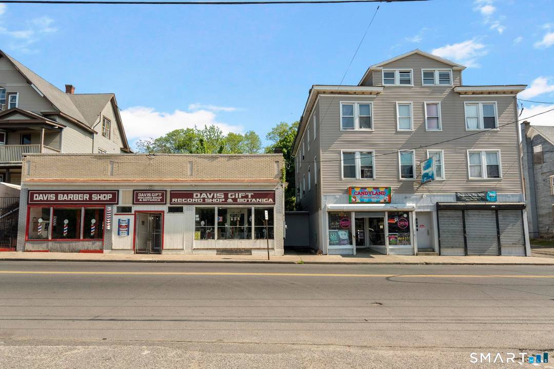 Exceptional investment opportunity featuring two adjacent commercial buildings totaling 8 units on highly visible East Main Street in Waterbury.