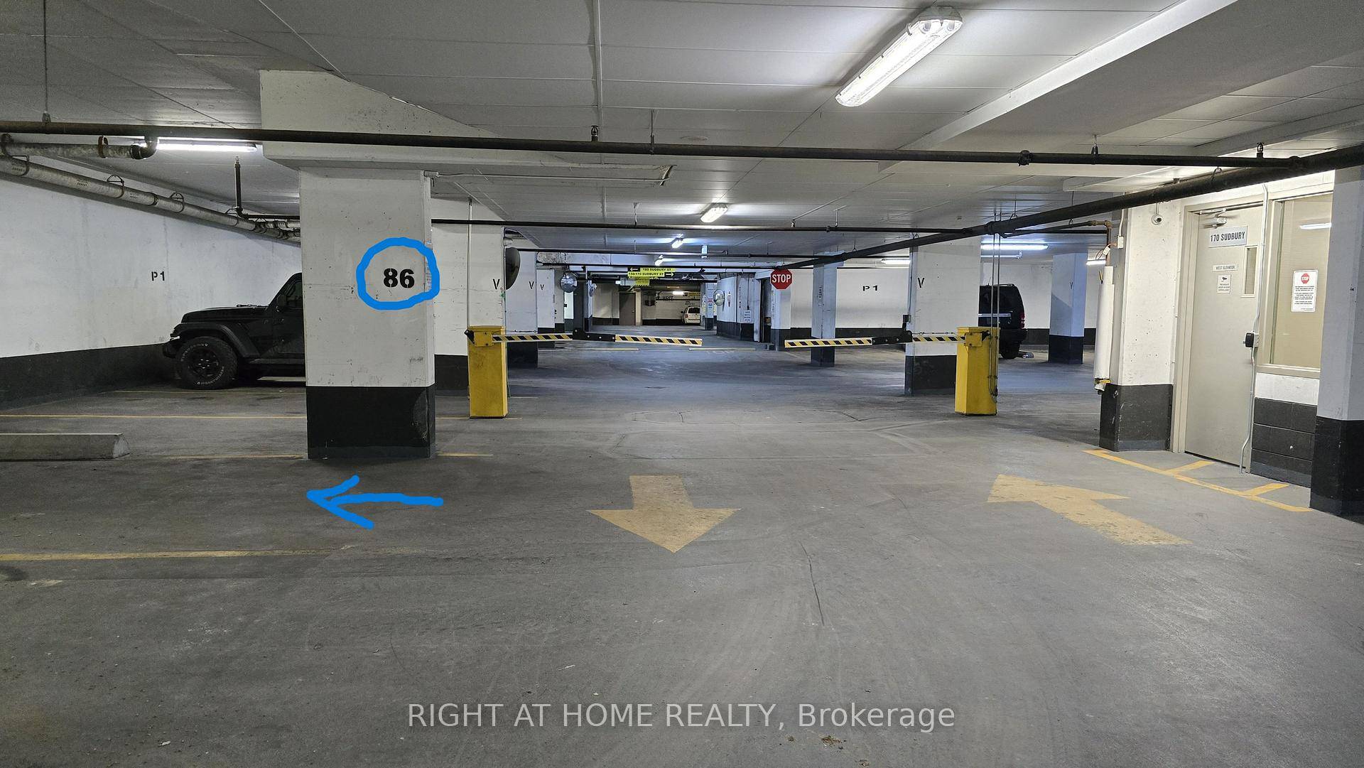 Very versatile parking spot easily accessible from 4 buildings 170 150 Sudbury St, 68 Abell St, and 36 Lisgar St.