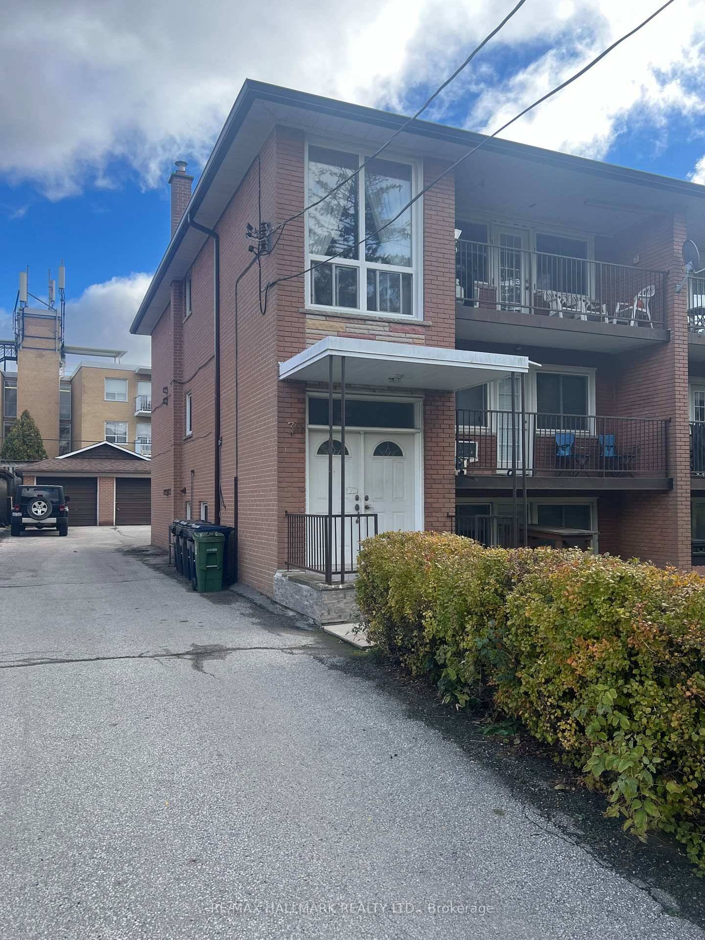 Wonderful Bright two bedroom apartment for lease in a beautiful well maintained triplex in North York.