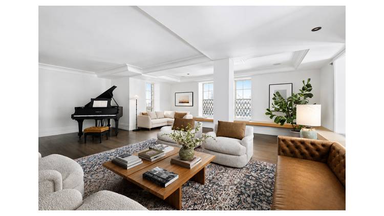 Sun filled three bedroom, three and a half bathroom residence at the iconic Barbizon 63.