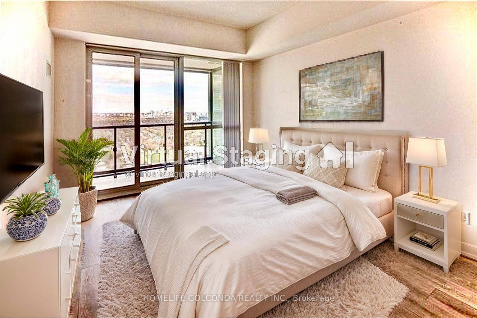 Den can be Used as third bedroom, 1356 Sqf Large Unit With Amazing Floor Plan From Luxury Penthouse Collection High Ceilings, Enjoy Floor To Ceiling Windows Offering Unobstructed Breathtaking Sunny ...