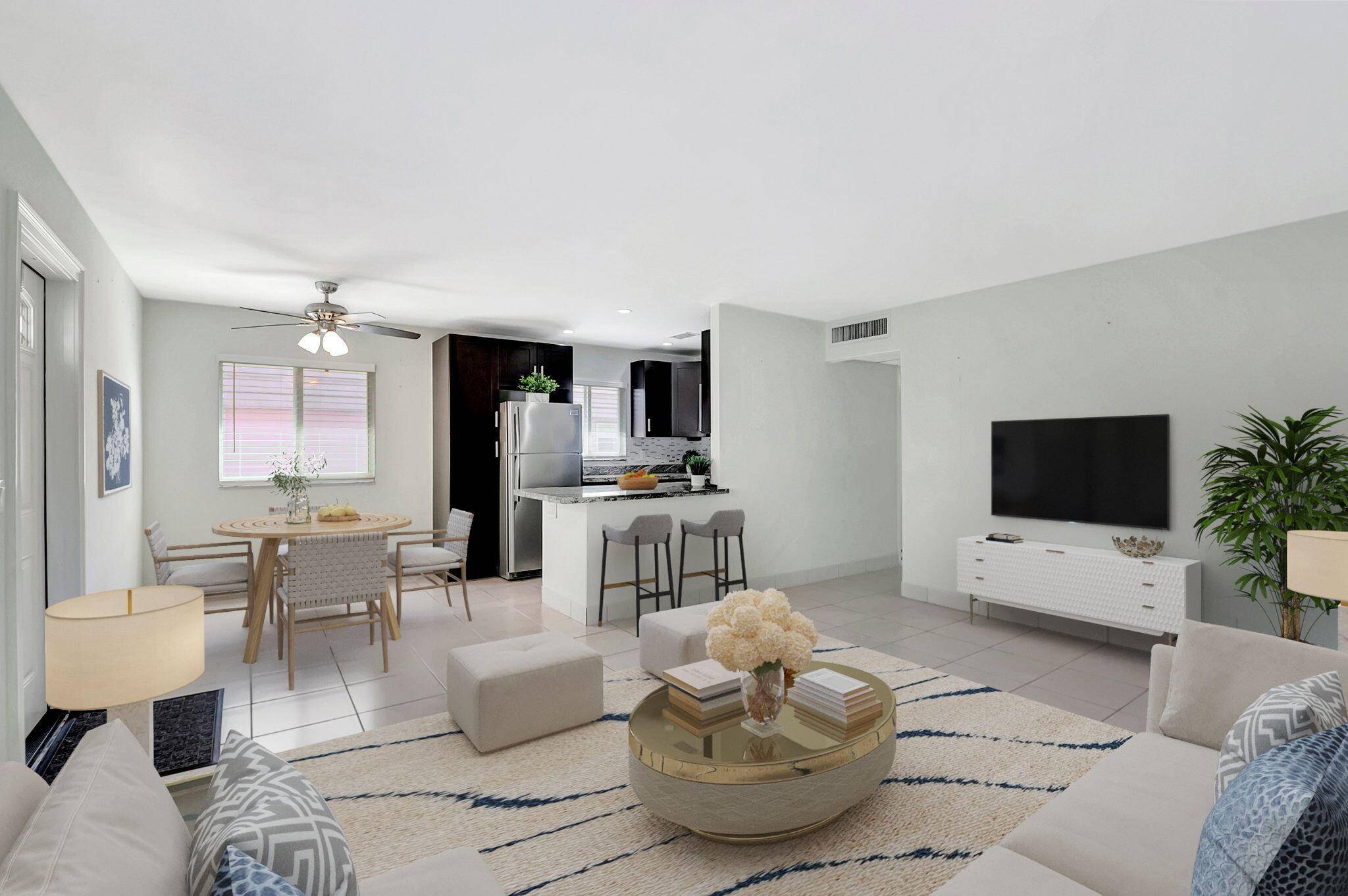 Beautiful FULLY RENOVATED LAKEFRONT condo in ELEVATOR BLDG that effortlessly blends modern design with updated amenities Modern Tiled floors, STAINLESS STEEL kitchen appliances ample storage, the space is both functional ...