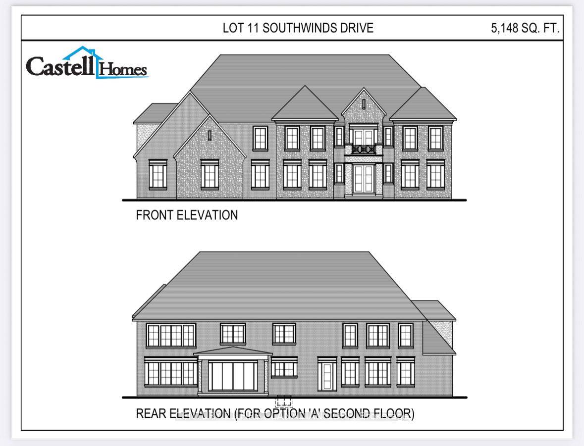 Now offering an exceptional estate home to be built at 3870 South Winds Drive in prestigious Lambeth.