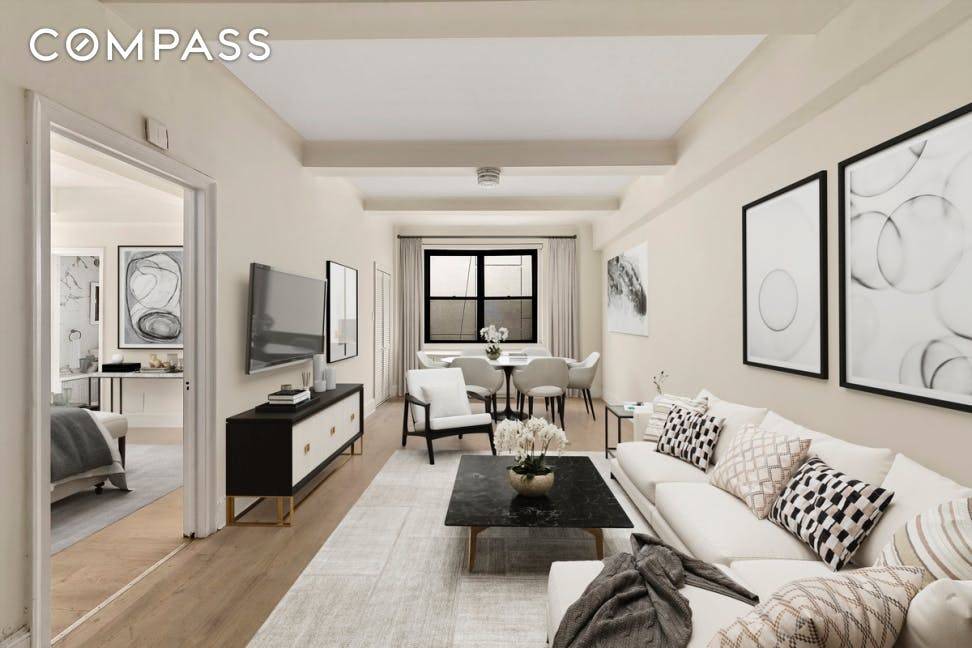 A rare FULLY RENOVATED 2 bedroom with two full bathroom corner unit.