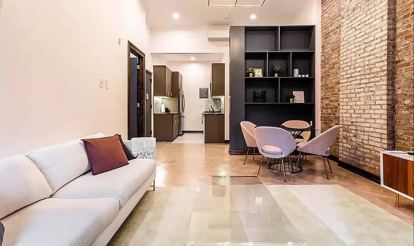 Welcome to 121 East 37th Street A Totally Reimagined Murray Hill Townhouse Gorgeous True 1 Bedroom Massive Loft Area The Apartment Unique Layout Large Open Living Area on First Level ...