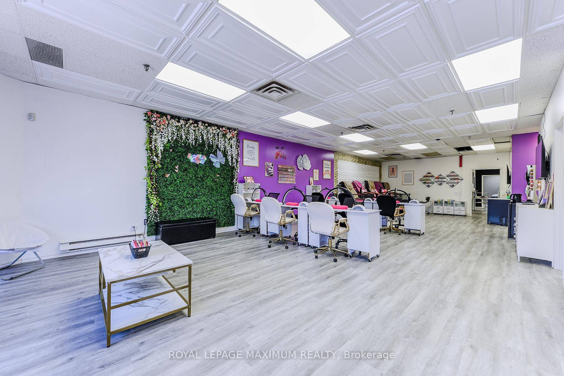 WELCOME TO THIS INCREDIBLE OPPORTUNITY TO OWN YOUR OWN THRIVING NAIL SALON AND SPA IN VAUGHAN, STEPS AWAY FROM TORONTO !