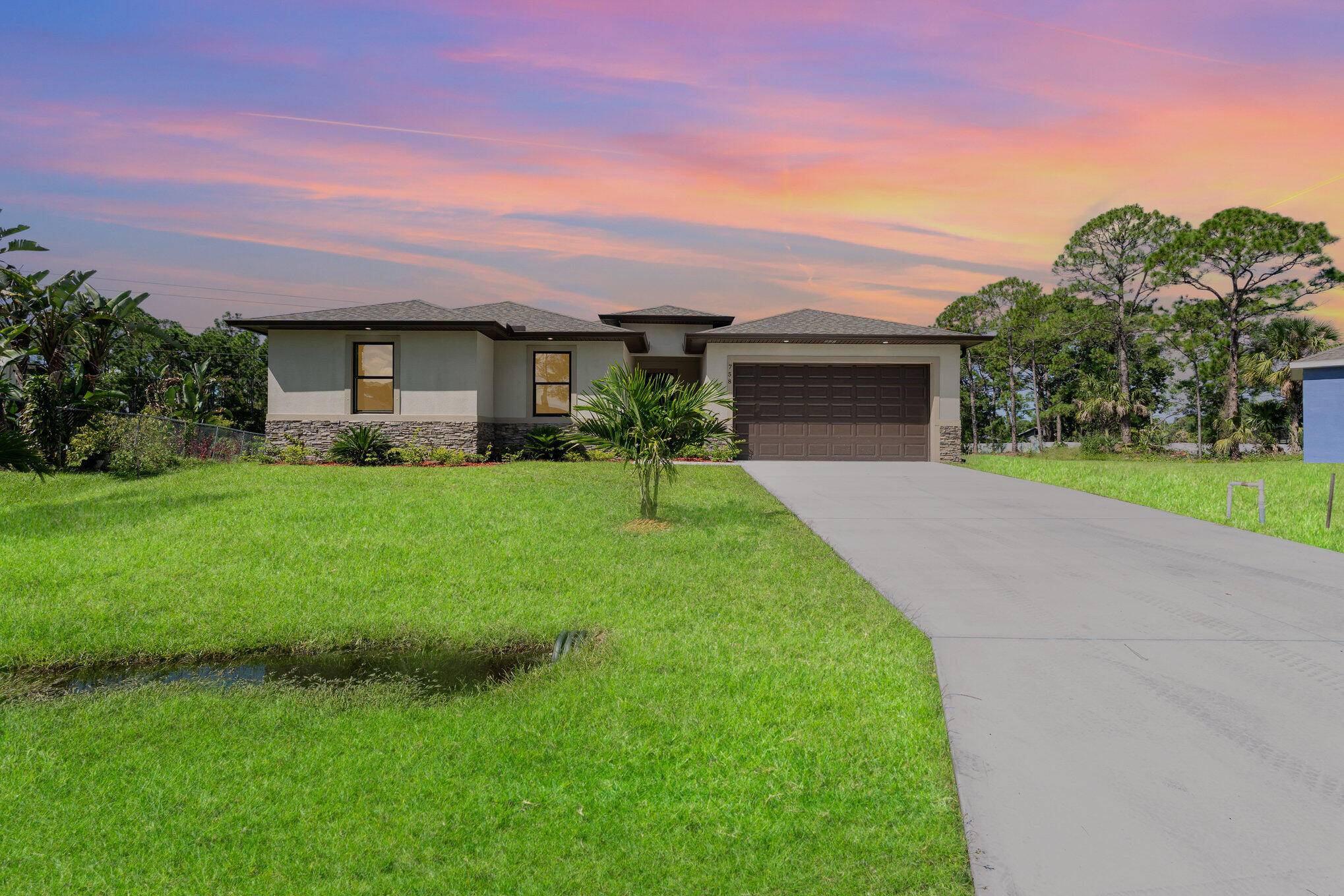 Exquisitely Built New Construction with a Pool Ready Lot.