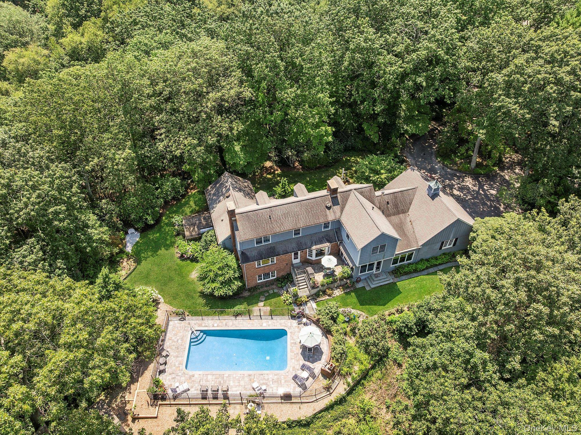 Charming custom home with expansive property and seasonal waterviews first time on the market !
