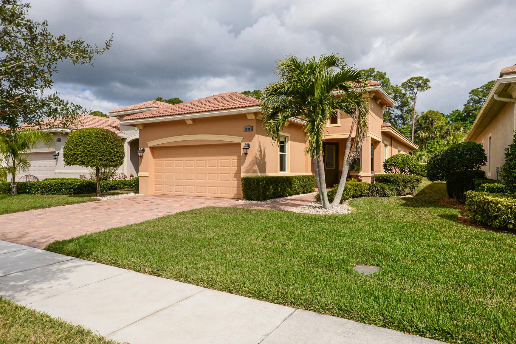 Fabulous Home in Verano PGA Village across from lake view private garden yard.