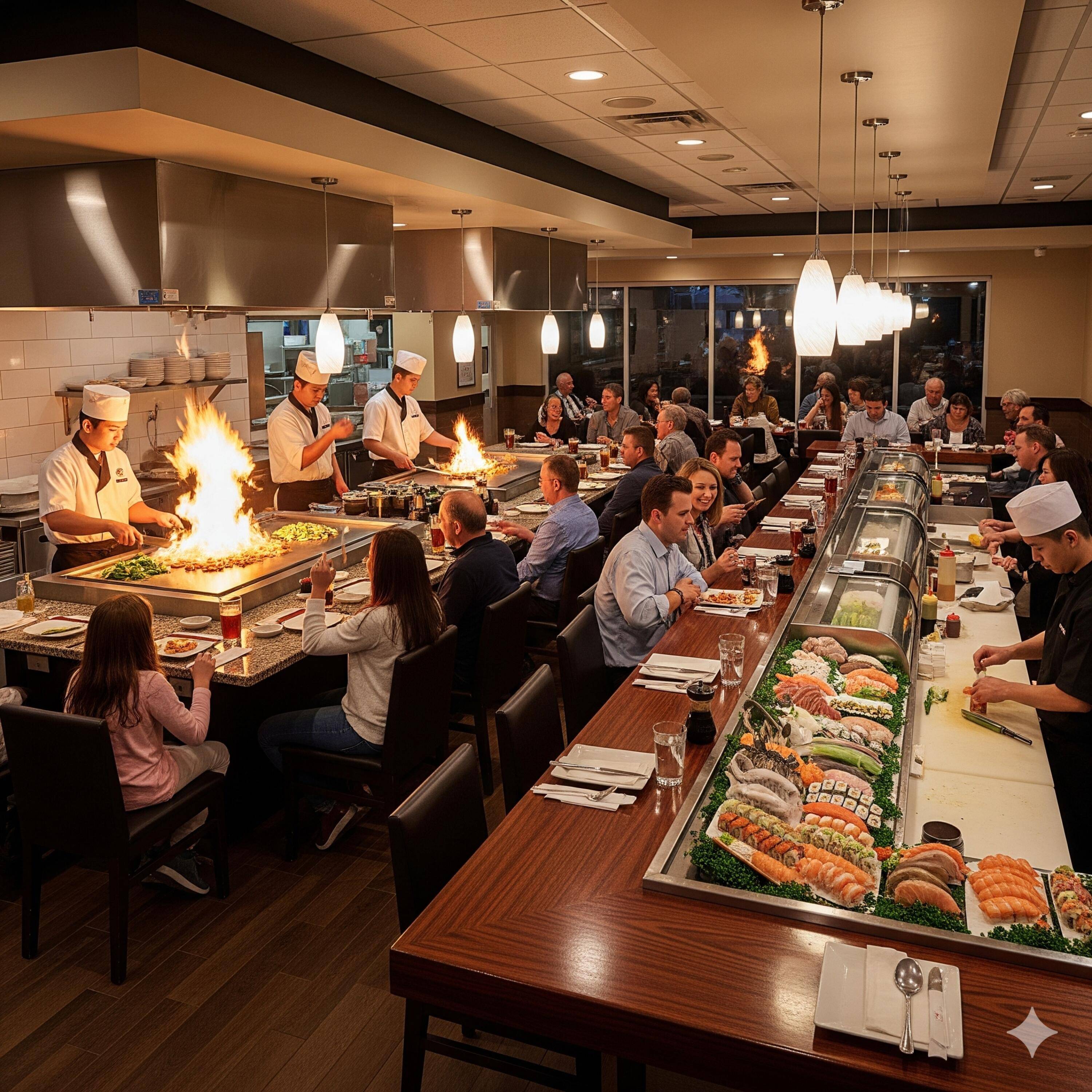 Turnkey Hibachi Sushi Restaurant 1.