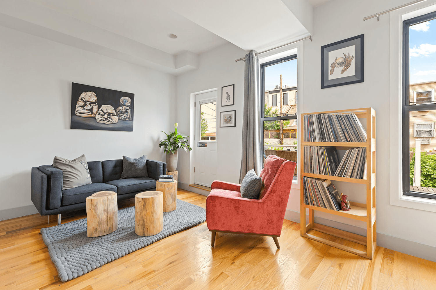 5 Beds 2. 5 Baths Two Family Townhouse with Private Garden Terrace Step into effortless charm and creativity at 1276 Madison Street, a sun drenched and thoughtfully laid out two ...