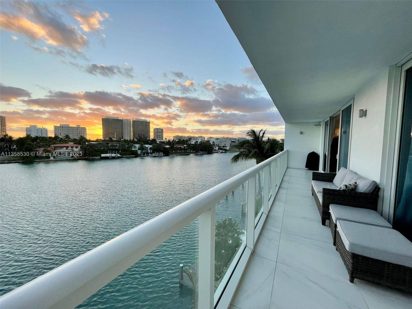 Water front view. Luxury boutique building in one of the most safe area in Miami Dade.