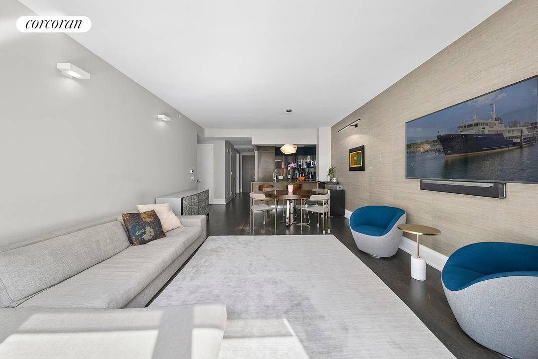 Welcome to an extraordinary East facing three bedroom, two and a half bathroom residence at the prestigious One Riverside Park, offering over 1, 550 square feet of refined, contemporary living ...