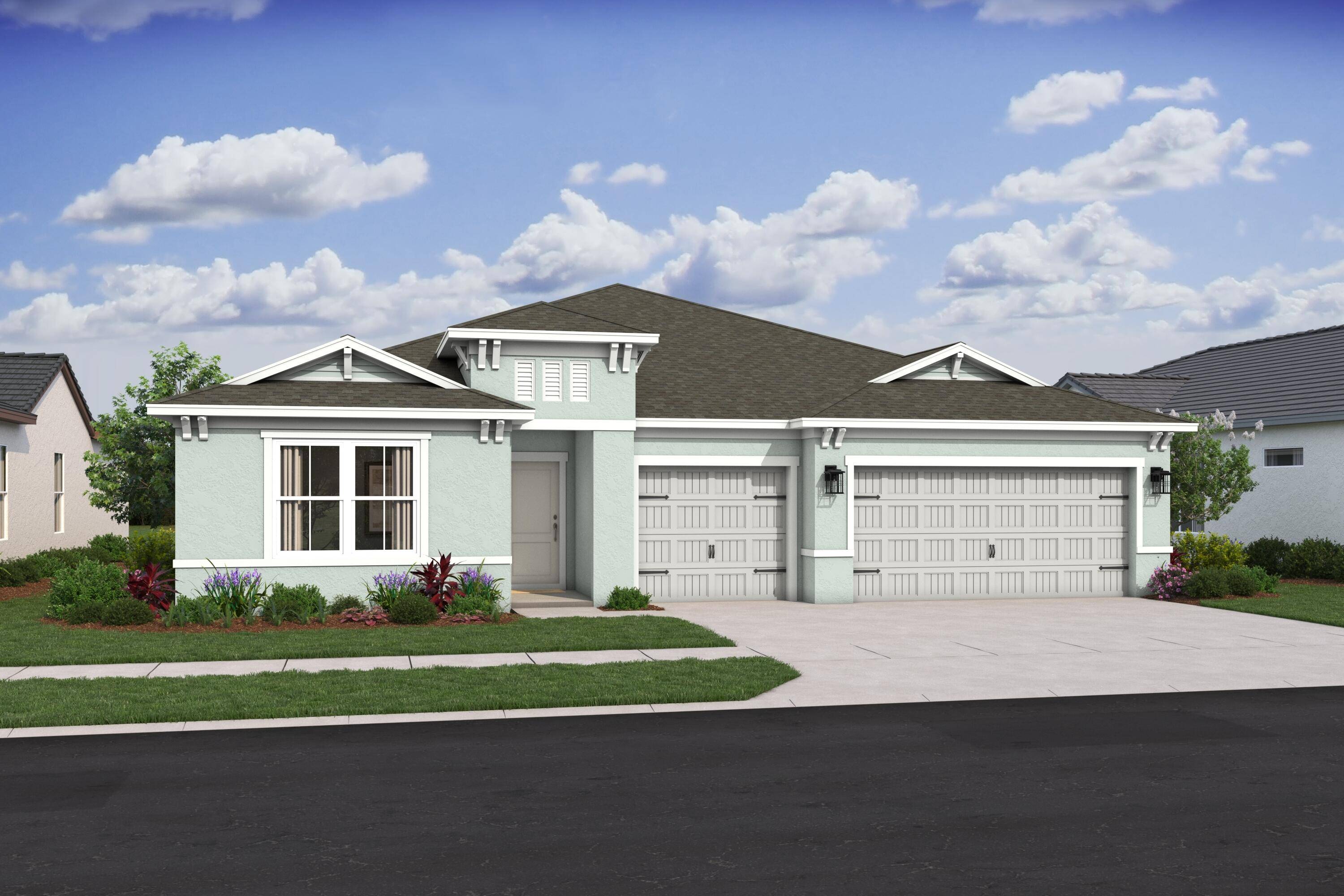 Aspire at Port St. Lucie presents the stunning Aegean model, designed for both comfort and style, with the added benefit of no HOA fees.
