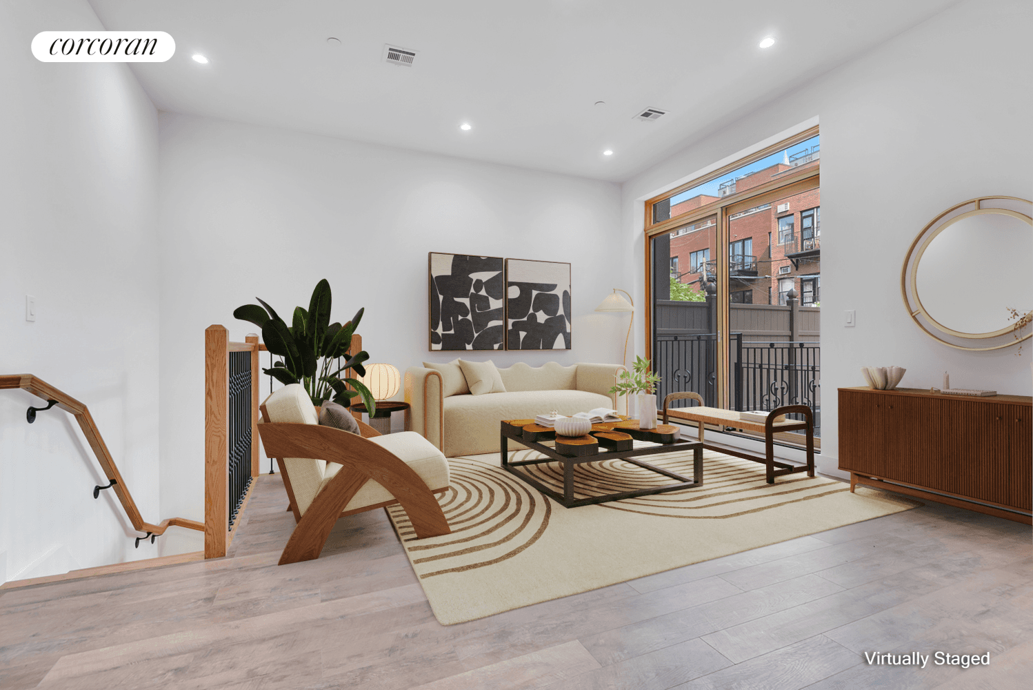 Presenting the garden duplex unit at 211 Jackson Avenue A thoughtfully conceived boutique condominium in by Williamsburg's famous Graham Avenue !