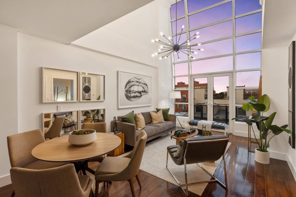2 BED, 2 BATH DOUBLE HEIGHT CEILING PH, WITH TERRACE Welcome to 214 North 11th Street, Apt.