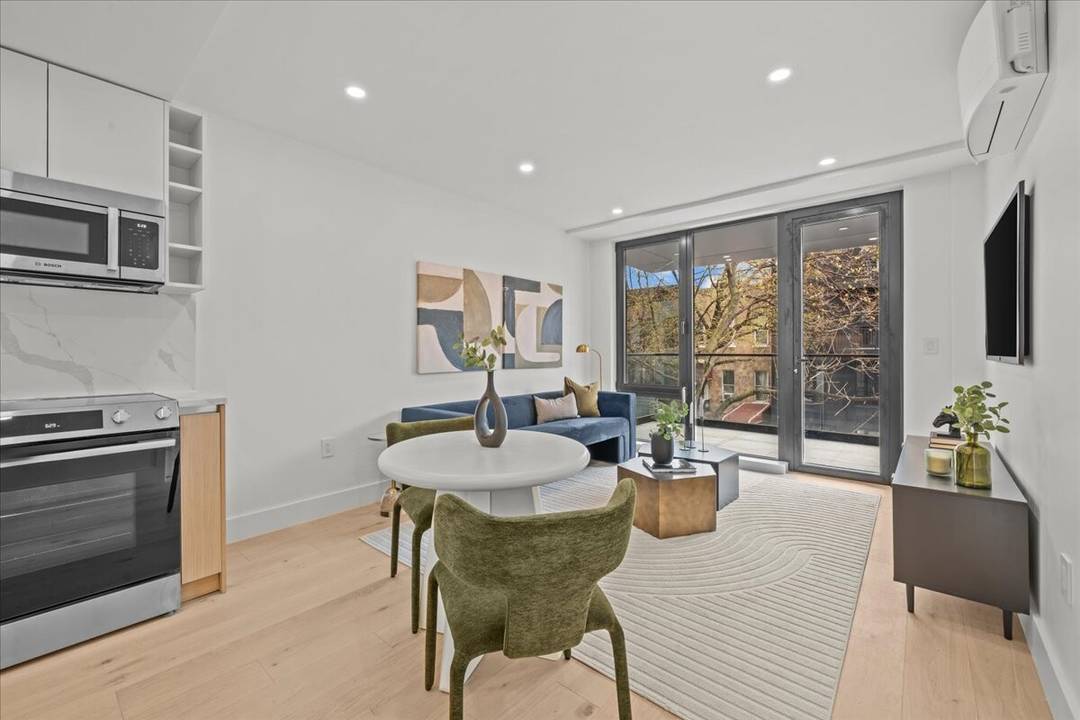 Residence 3A at 107 Schaefer Street is a beautifully designed one bedroom condominium offering a rare combination of scale, style, and functionality in the heart of Bushwick, Brooklyn.
