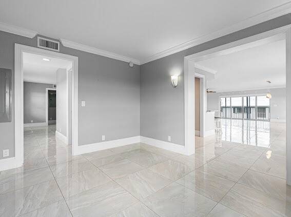 Waterfront Marina View living awaits in this three bedroom, three bath condominium at Shutters Condo in North Palm Beach.