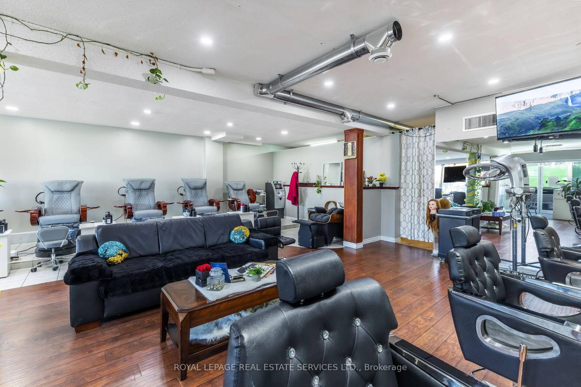Exceptional turnkey and Very Rare Opportunity Two Own a well established BEAUTY SALON in ahigh traffic location !