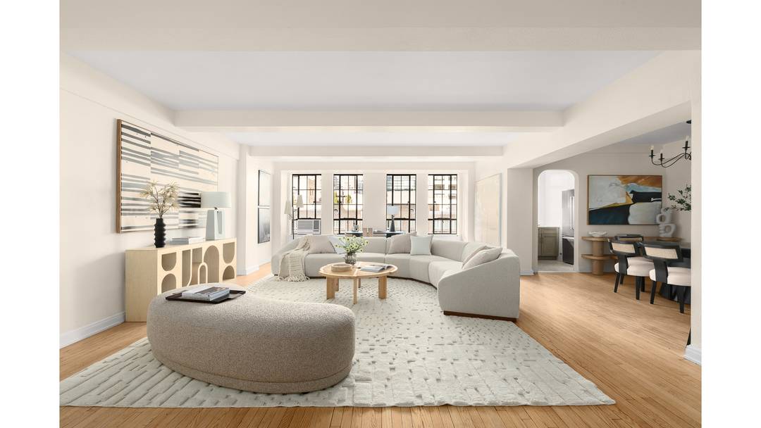 Residence 8D is an extra large one bedroom home at The Parc Vendome, the distinguished pre war condominium at 340 West 57th Street, celebrated for its award winning formal gardens, ...