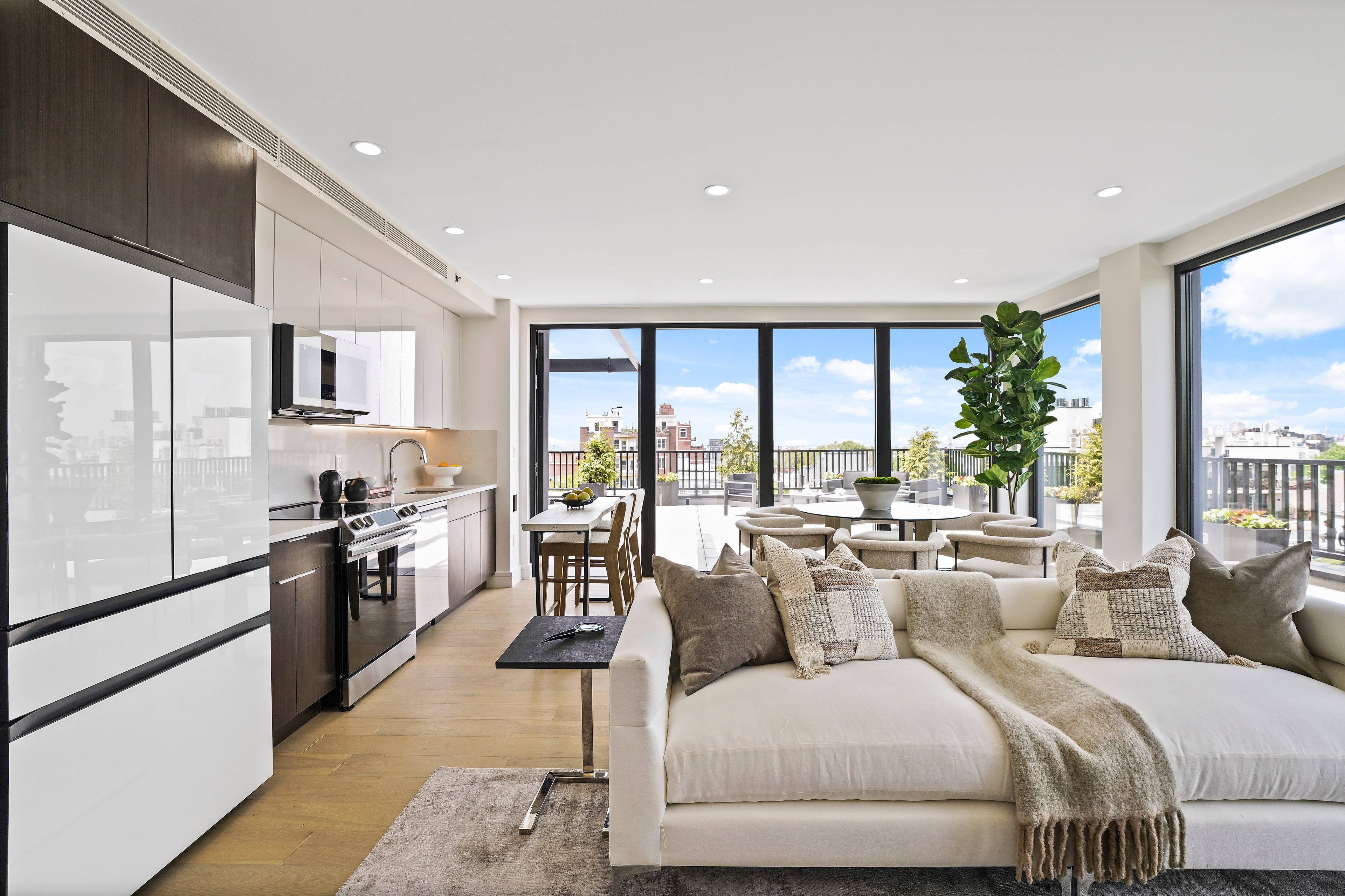 Tranquility, elegance, and timeless design reign throughout this exclusive Penthouse nestled at the top of 316 22nd Street.