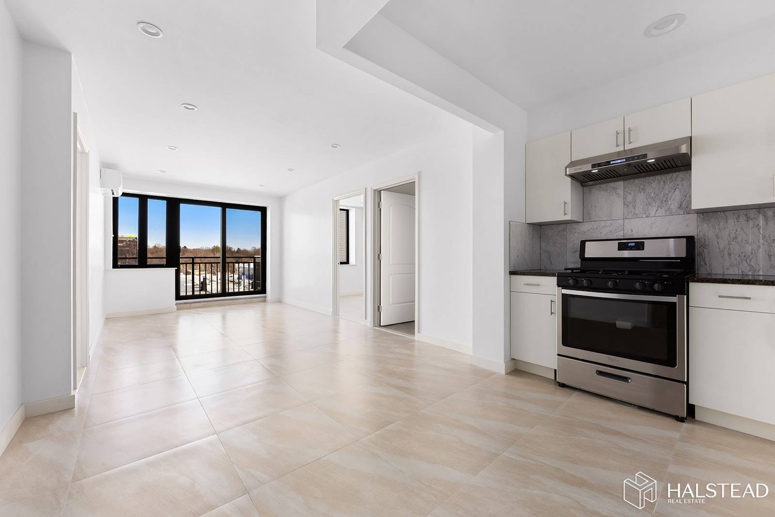 Brand new large 2 bedroom 2 bathroom apartment with balcony in this new elevator condo building situated only 1 block away from Sunset Park.