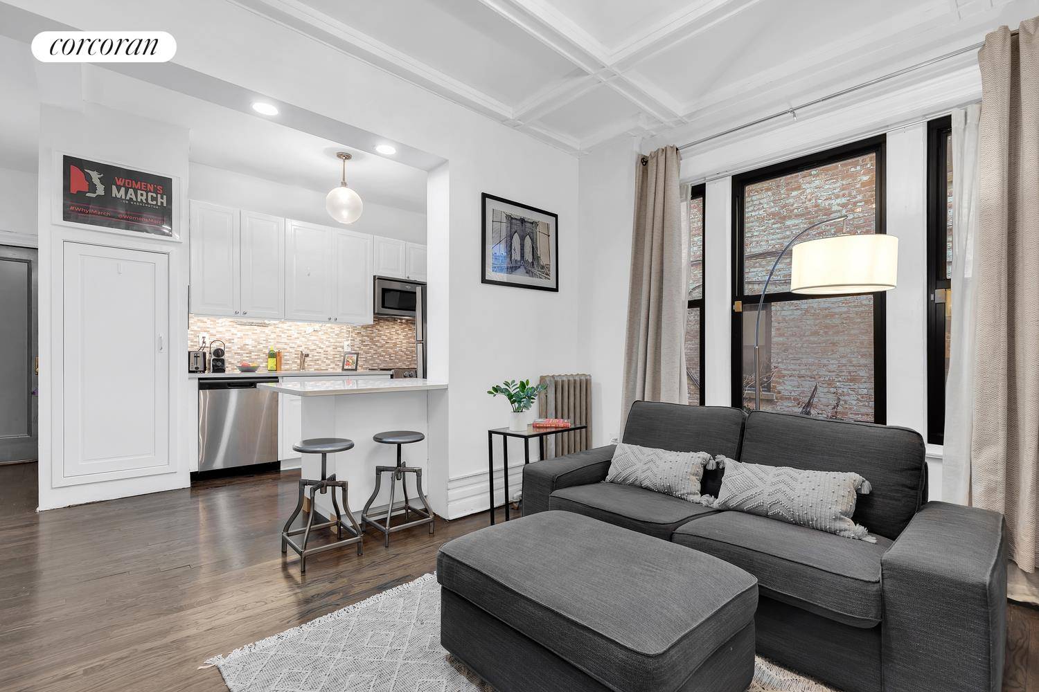 Welcome to 147 Prospect Park Southwest Unit 3, where prewar elegance meets modern convenience in the heart of Windsor Terrace !