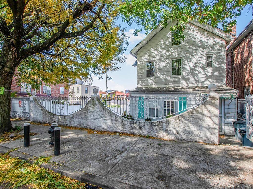 Amazing development opportunity for this detached two family home on a rare 50X100 double lot in Wakefield.