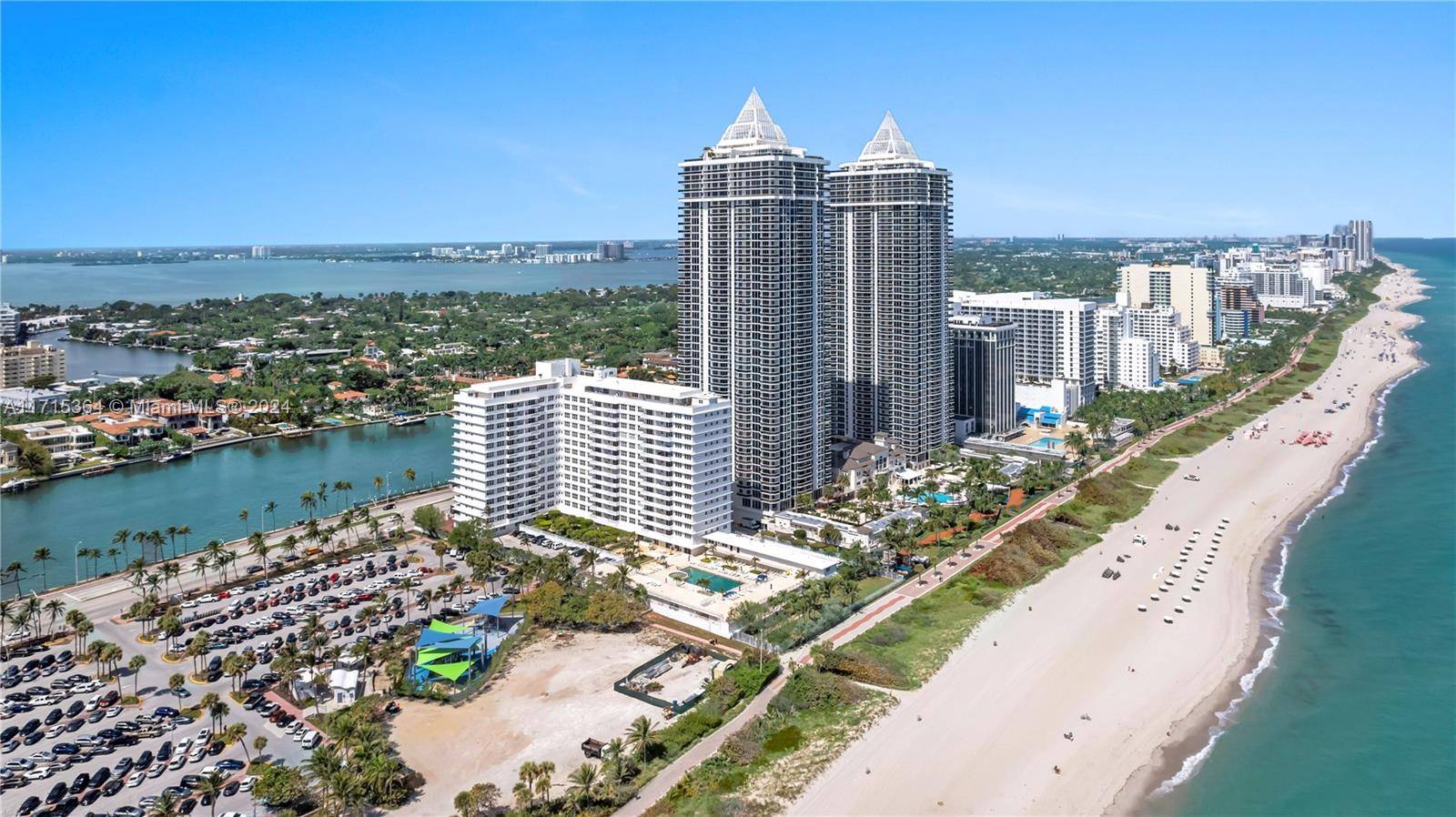 Experience breathtaking ocean views from this rarely available 2 bedroom, 2 bathroom condo at the Mimosa, nestled on the pristine shores of Miami Beach.