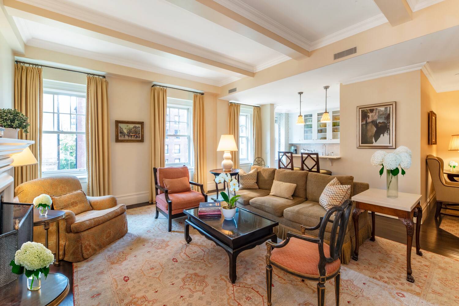 NEW TO MARKET ! Luxurious Park Avenue living awaits you in this 1400sf sprawling 5th floor two bedroom corner home in a premier white glove cooperative.