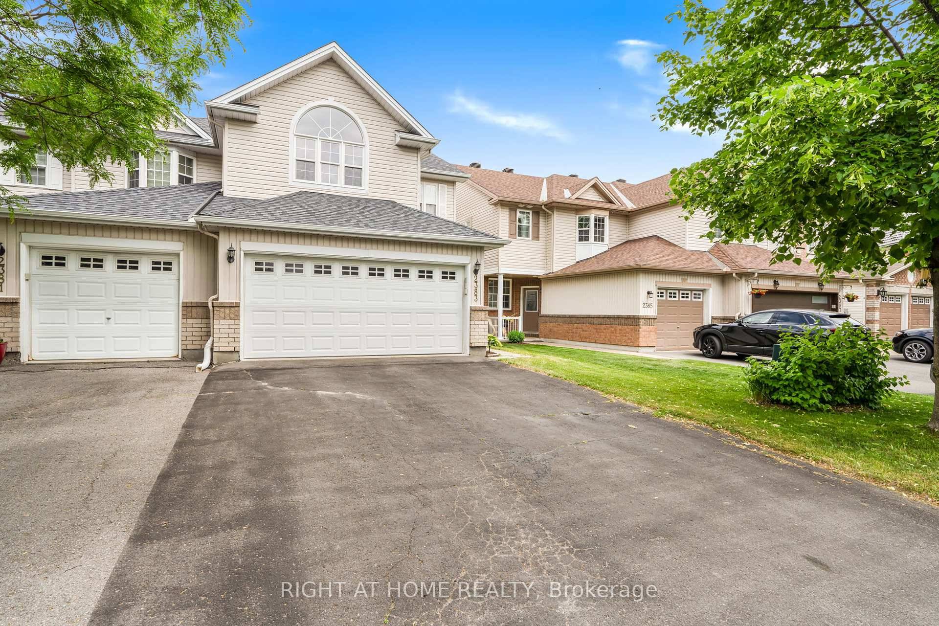 Gorgeous, Spacious Semi Detached Home w Double Car Garage Situated on Premium Lot Backing Onto Green Space.
