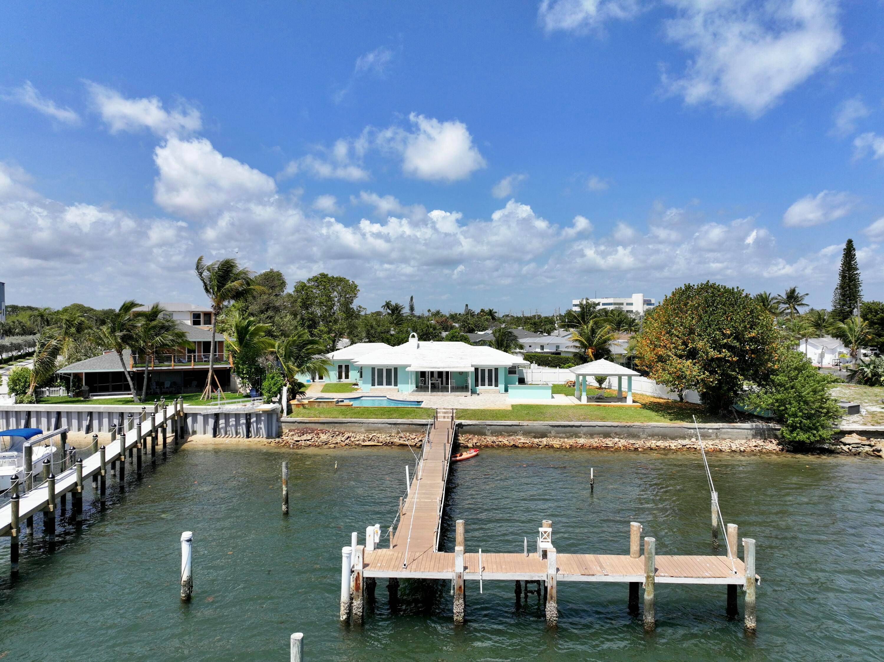 Rare opportunity to own a waterfront paradise with your very own dock space !