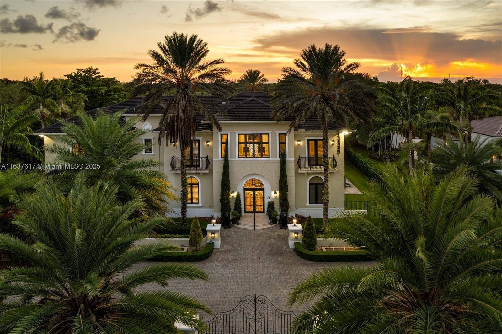 Tucked along a quiet tree lined street in Pinecrest, this 9, 567 SF masterpiece offers 7 BD, 6 BA, and 2 HB on a lush 36, 590 SF lot.