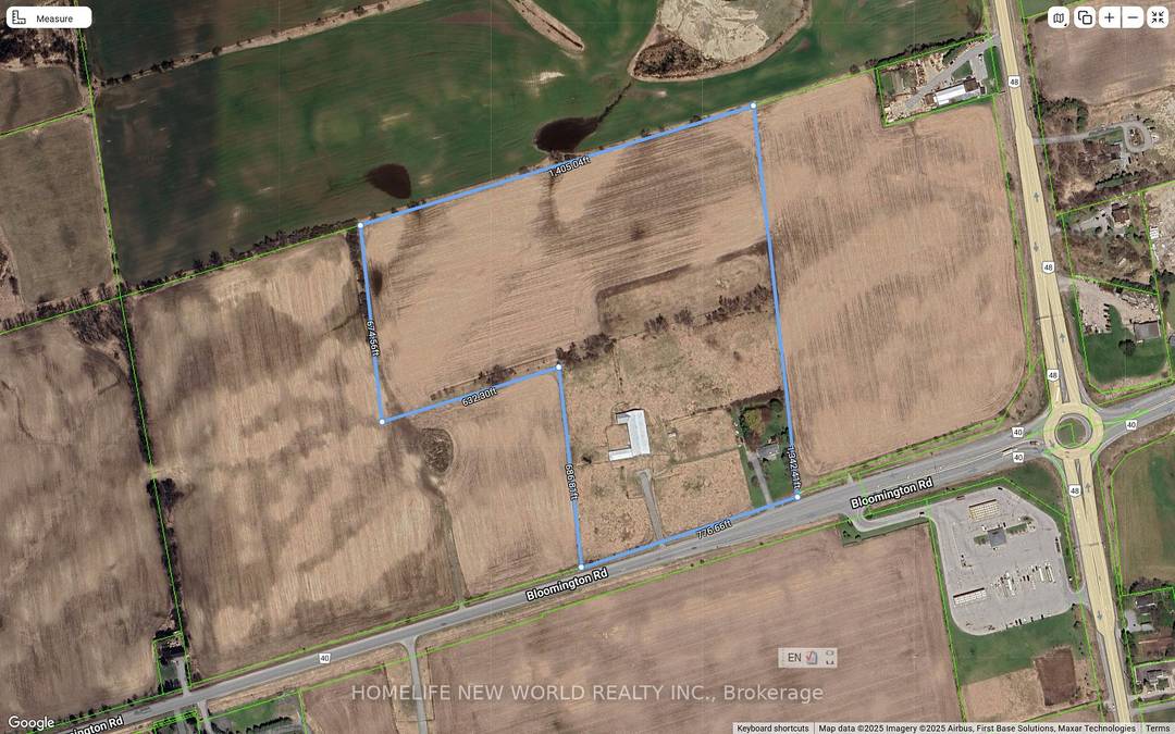 Beautiful more than 33 acres with detached house, be able to see Downtown Toronto night lights, non farm residence with portion being farmed, one of the best location of at ...