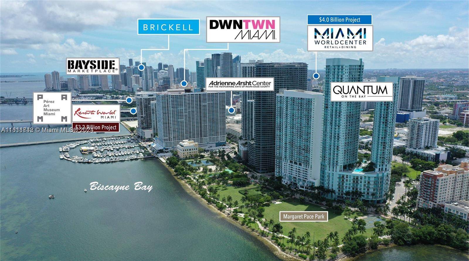 Exclusive opportunity to acquire three fully occupied commercial units with profitable business at Quantum on the Bay in Miami's Edgewater neighborhood.