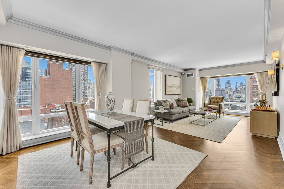 HIGH FLOOR THREE BEDROOM THREE BATH IN CLASSIC UPPER EAST SIDE CONDOMINIUM Exquisite 1, 859 Sq.