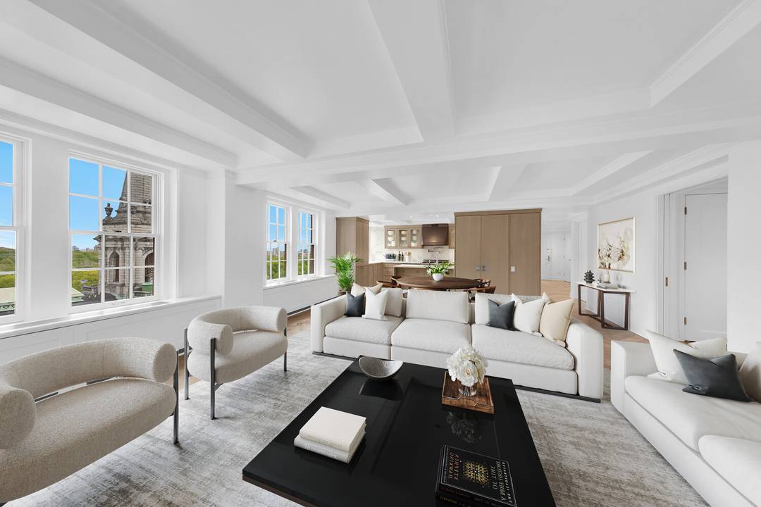 Residence 11E is a beautifully refreshed, move in ready home that captures the elegance and scale of classic pre war living.