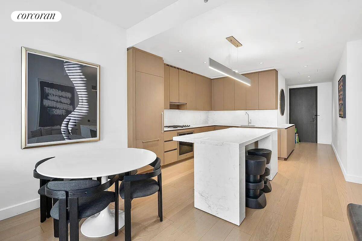 This two bedroom oasis at 15 Hudson Yards boasts 1, 567 square feet with large ceilings over 9 feet, and large, unobstructed sunset views of the Hudson River.