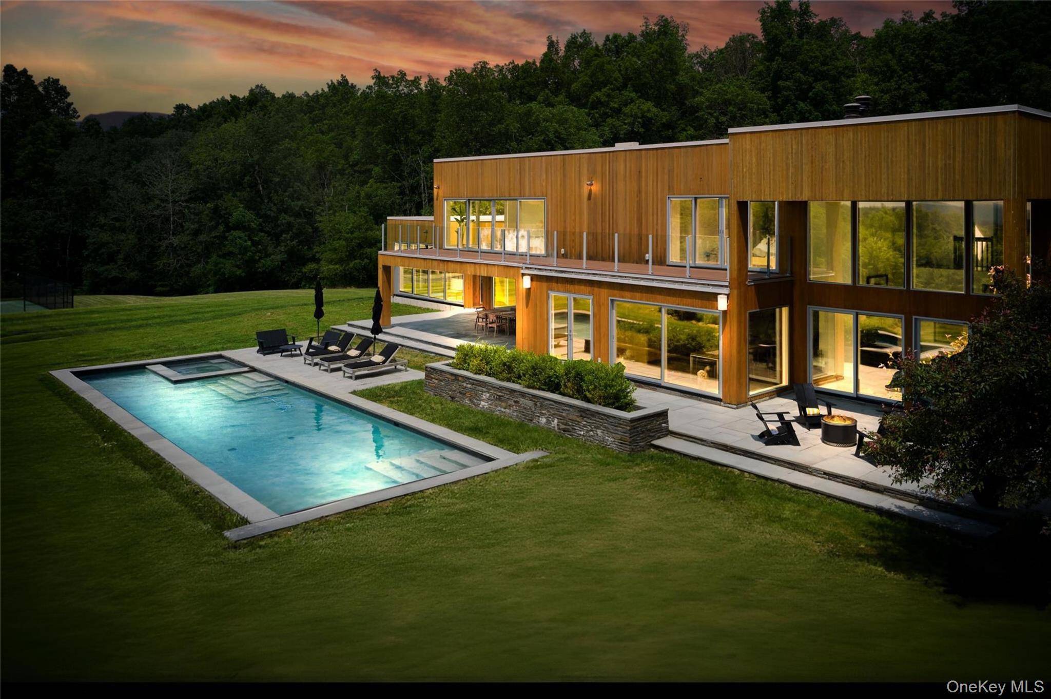 CEDAR HILL A HOUSE for all SEASONS Bathed in sunlight, this graceful architectural masterwork is perfectly sited on ten private acres with awe inspiring panoramic southern mountain views stretching endlessly, ...