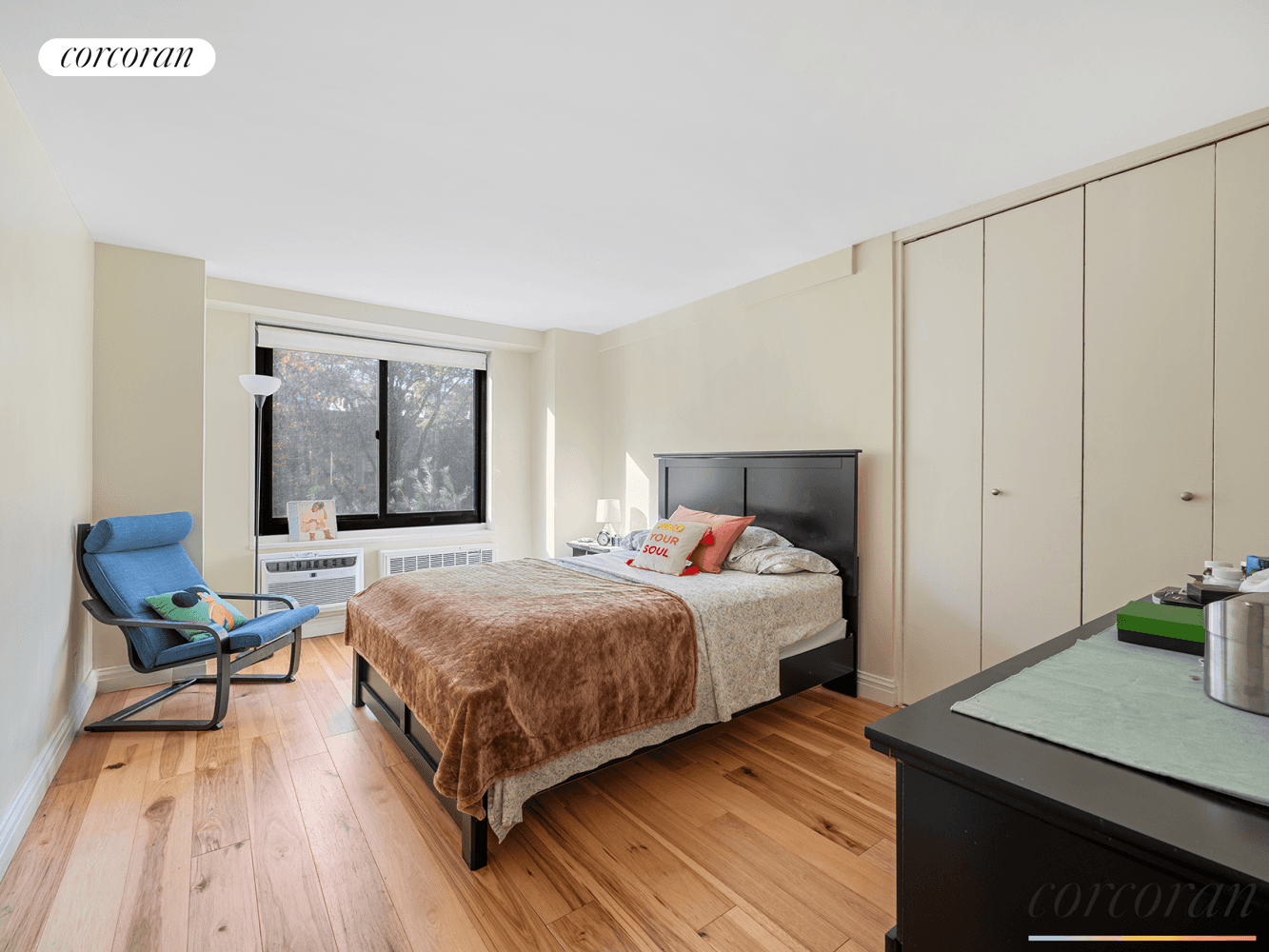 Beautifully renovated 1Br Clinton Hill apartment hovering just above the tree line.