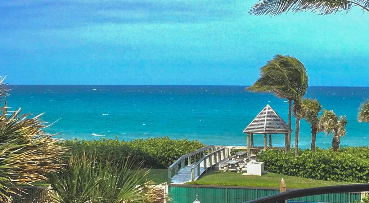 2BR 2BA oceanfront condo in a boutique Juno Beach building.