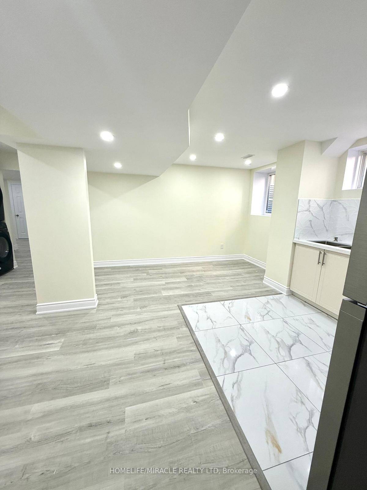Brand new legal 2 bedroom, 1 bathroom basement apartment featuring a private separate entrance.