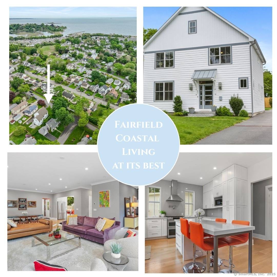 Savor the coastal lifestyle in this chic, modern 2021 construction home in the highly desirable Fairfield Beach neighborhood.