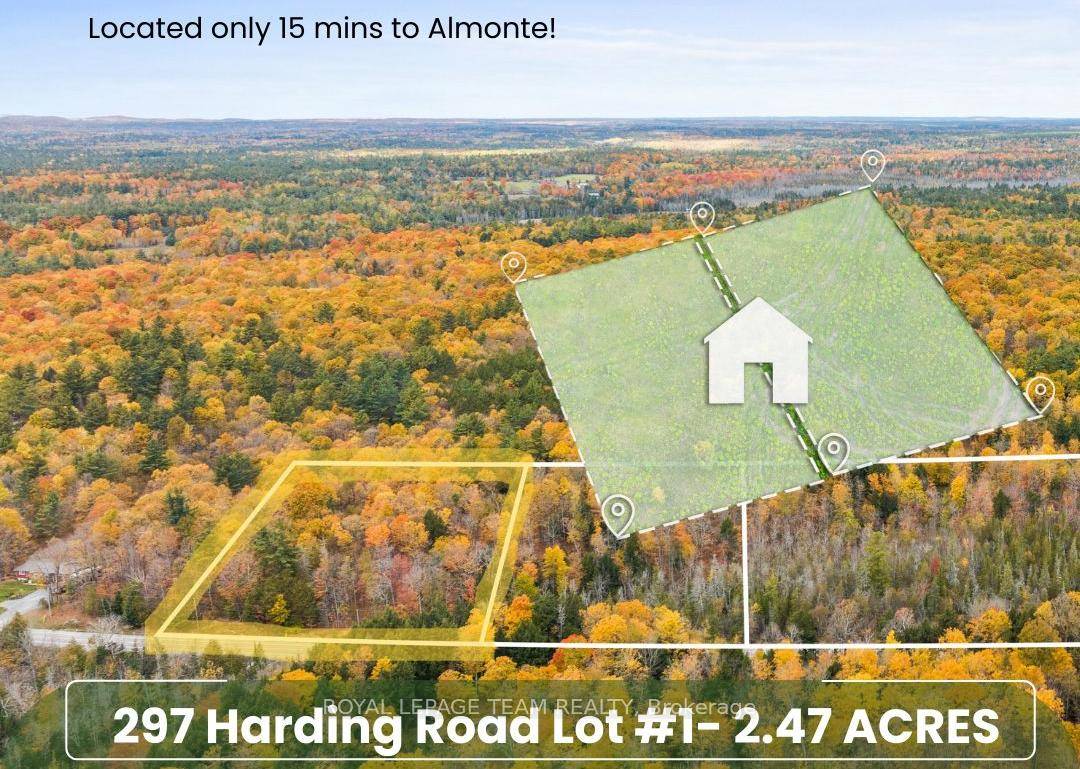 Discover a stunning 2. 47 acre lot nestled in the tranquil rural landscape of Lanark, ideally situated just 15 minutes from the charming town of Almonte and 20 minutes from ...