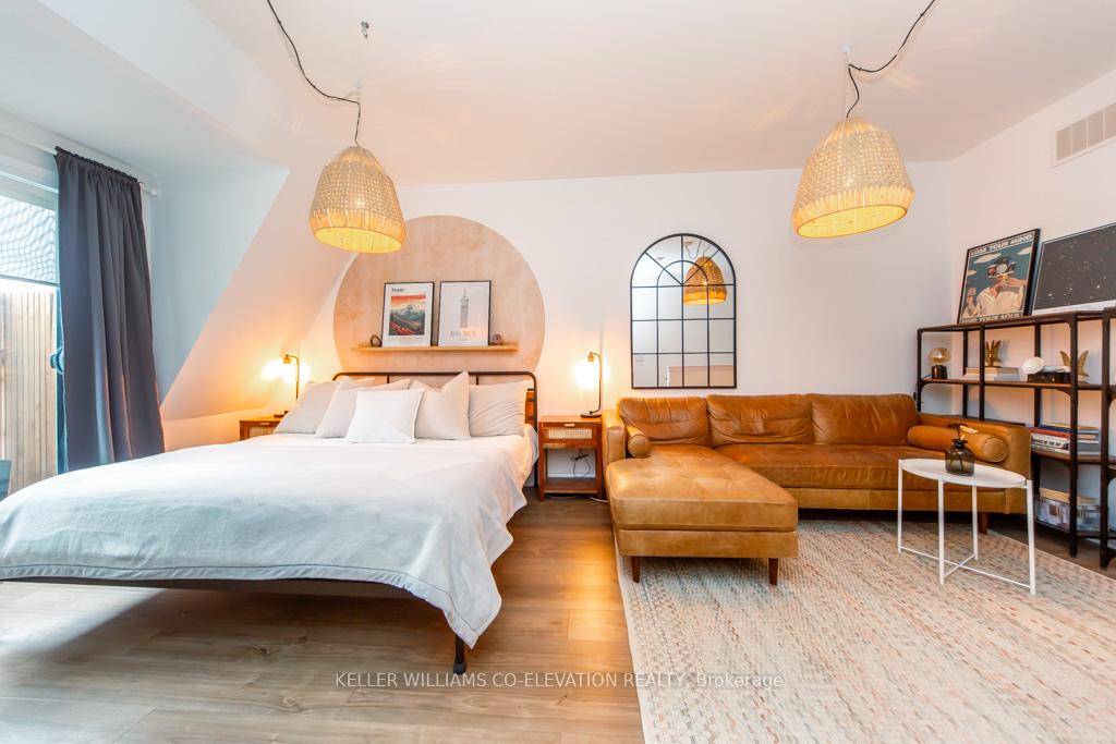 Exquisite, fully furnished three bedroom townhouse centrally located with over 1500 sq feet of living space !